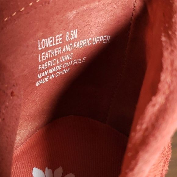 Yellow Box Rust Leather Lovelee Corset Lacing/Laced Embossed Ankle Boots 8½ - Picture 7 of 8